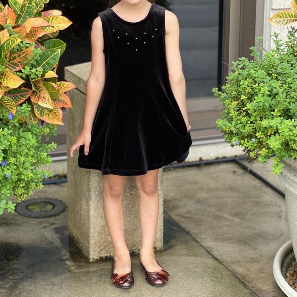 Oshkosh black suede dress